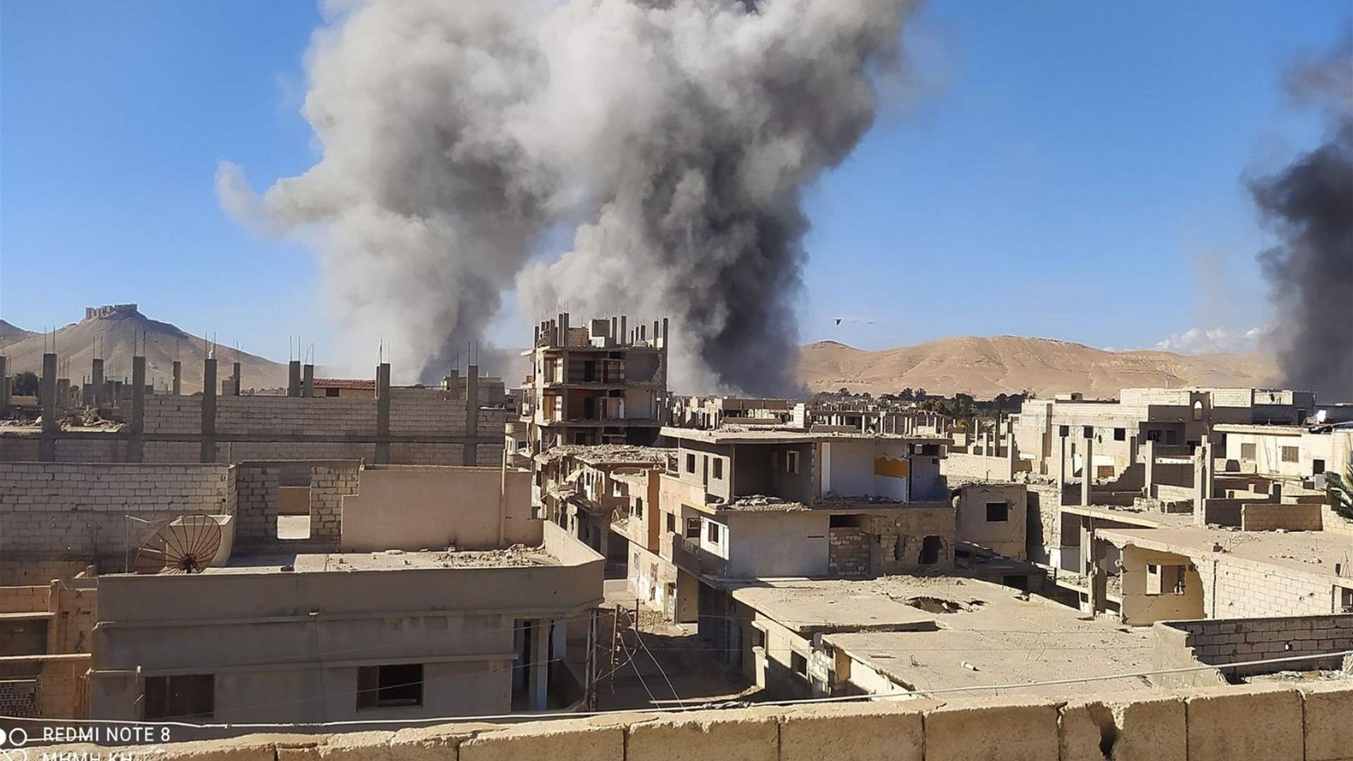 اوقع 86 قتيلاً وجريحاً.. بيان سوري رسمي عن القصف الإسرائيلي على مدينة تدمر
