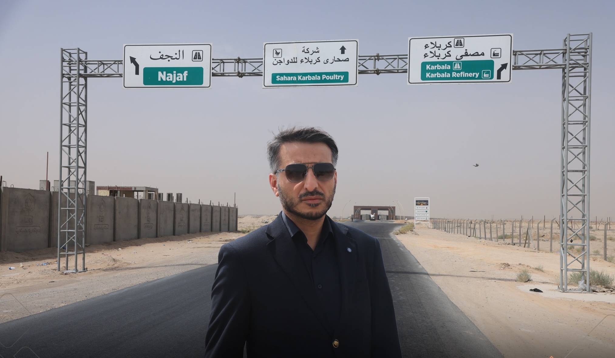 النجف.. طريق جديد يربط كربلاء بالنجف استعداداً لعودة ملايين الزائرين