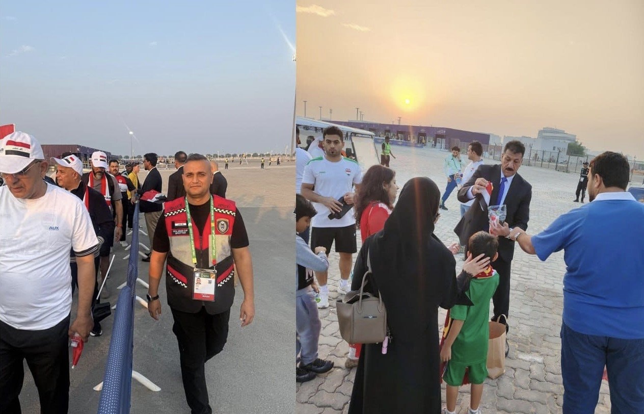 الداخلية تعلن مشاركة أمن الملاعب العراقية بتنظيم جماهير العراق في قطر