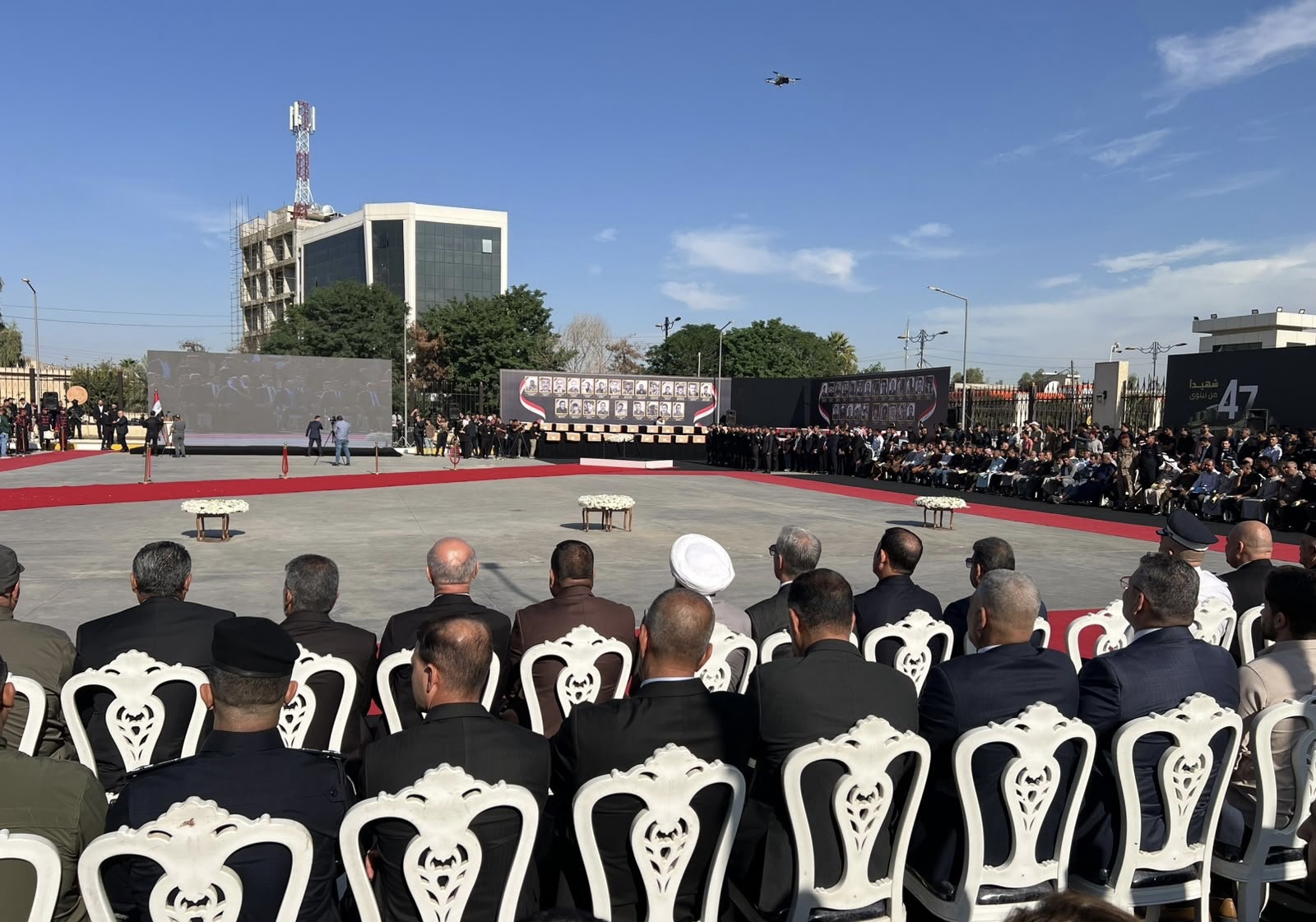 تشييع رفات 47 من أهالي جنوب الموصل أعدمهم داعش